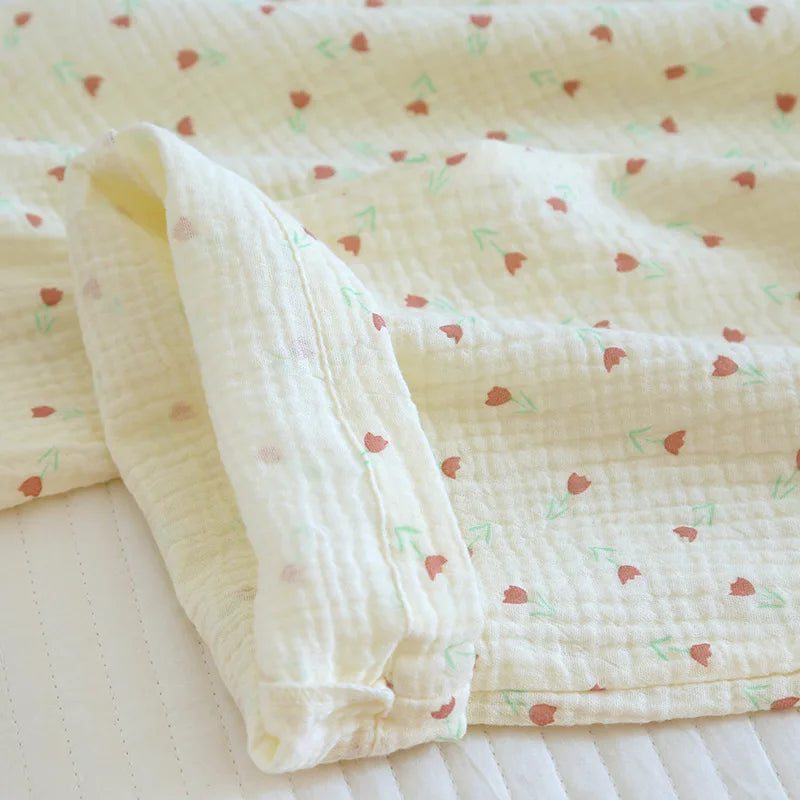 Japanska Kvinno Pyjamasbyxor i 100% Bomull – Stora och Bekväma för Vår/Sommar