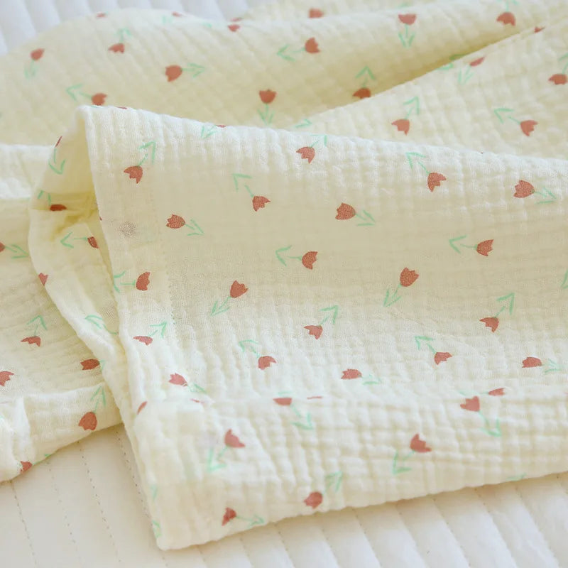 Japanska Kvinno Pyjamasbyxor i 100% Bomull – Stora och Bekväma för Vår/Sommar