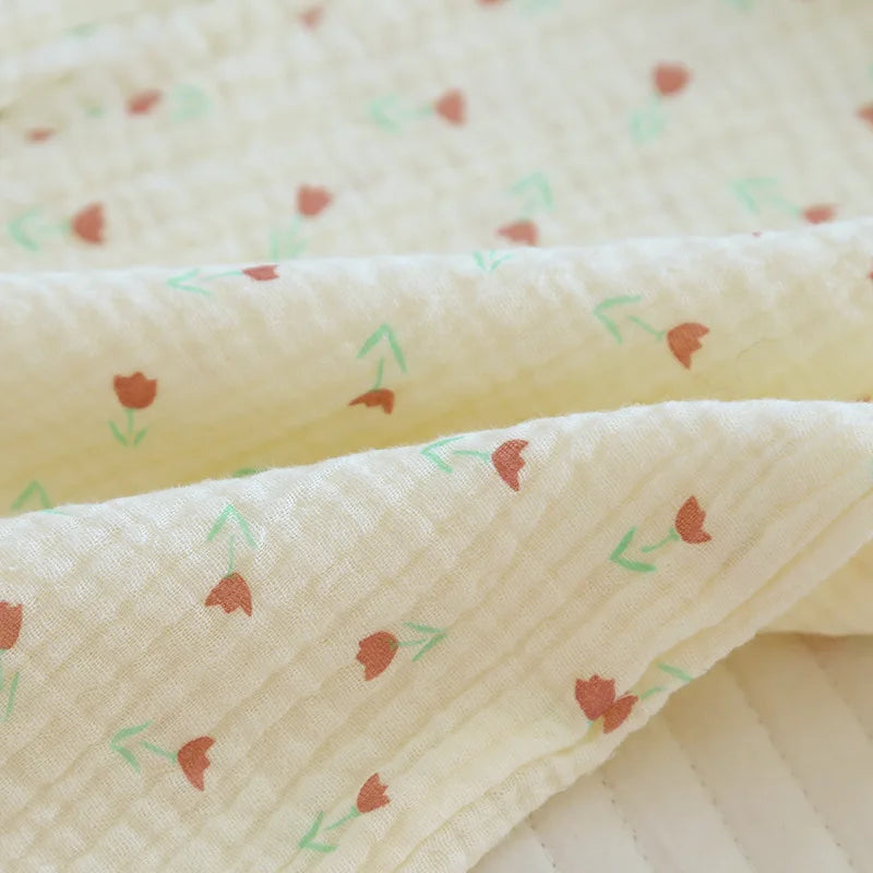 Japanska Kvinno Pyjamasbyxor i 100% Bomull – Stora och Bekväma för Vår/Sommar