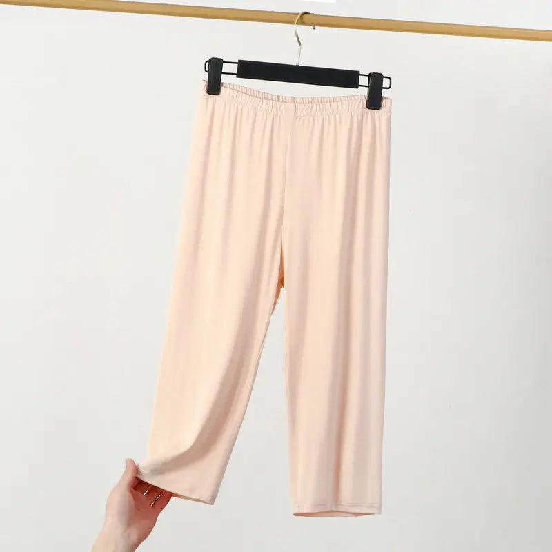 Pantalons de pyjama pour femmes - pantalons 3/4 décontractés pour l'été