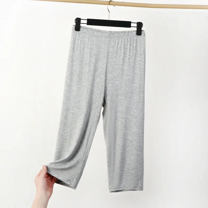 Pantalons de pyjama pour femmes - pantalons 3/4 décontractés pour l'été